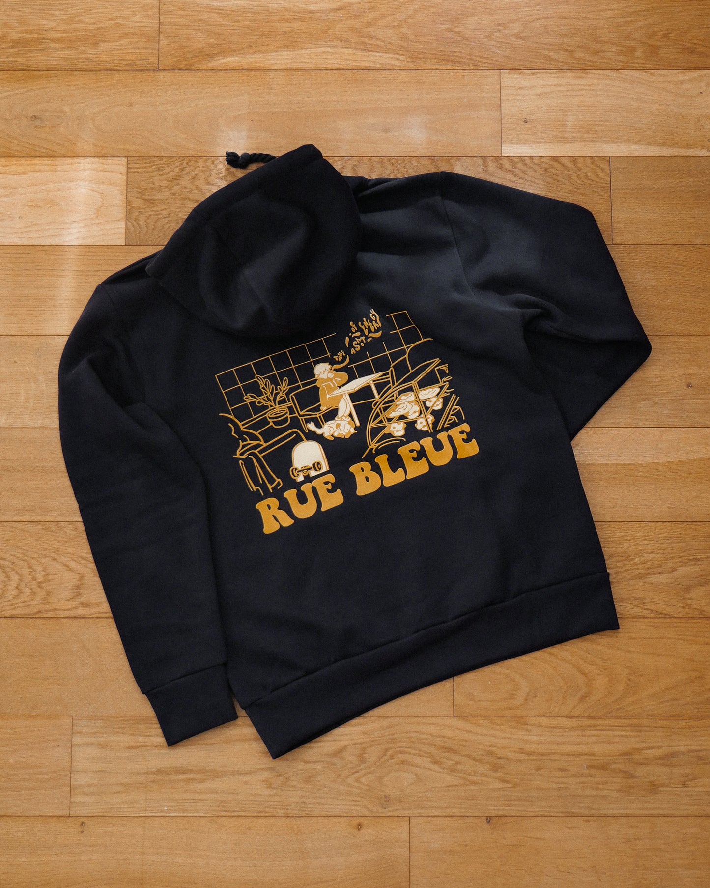 Le hoodie Rue Bleue x Flora